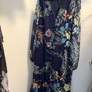 Floral Navy Dress